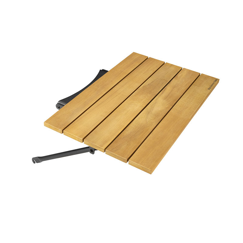 Ripiano laterale pieghevole in legno di acacia