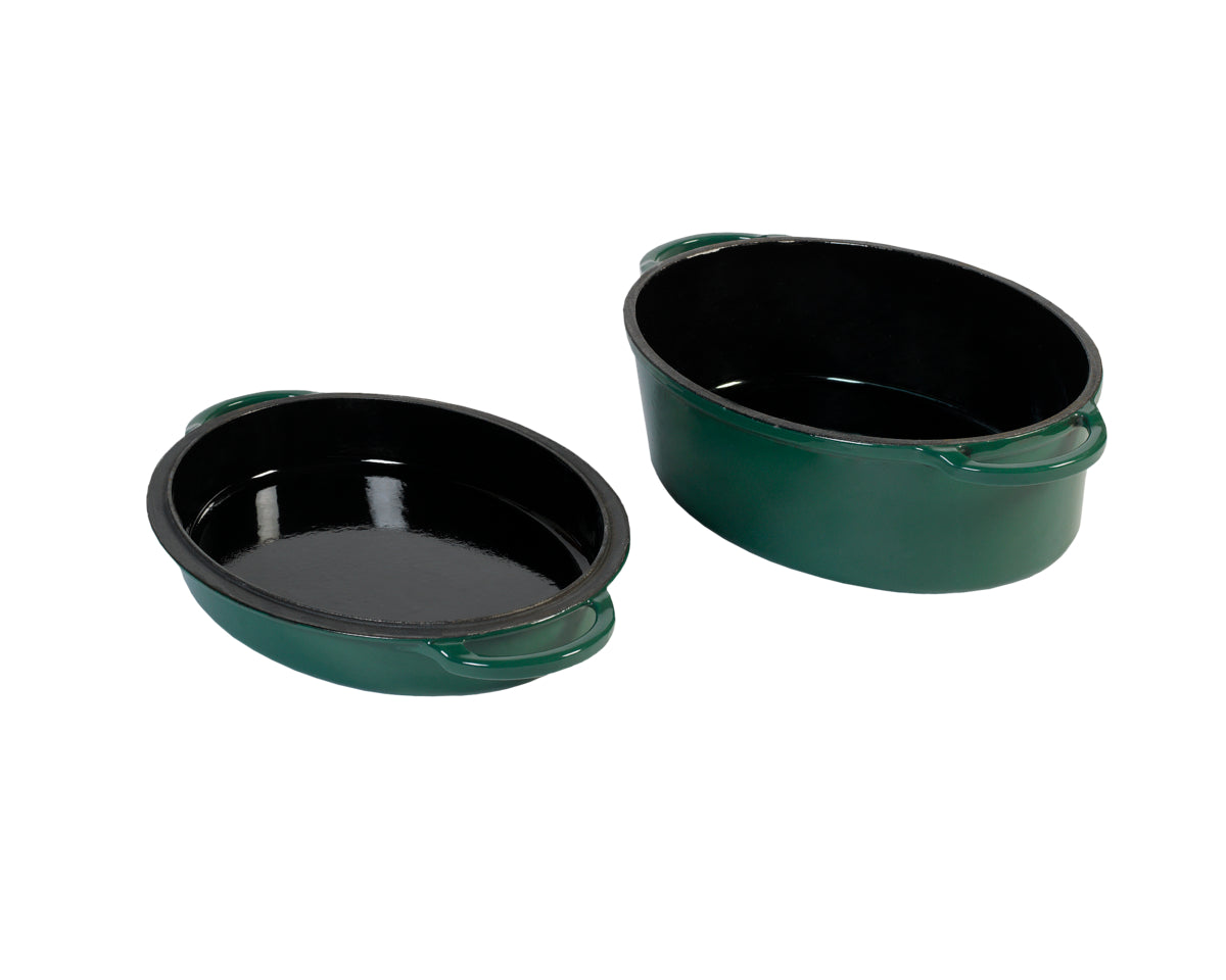 Dutch Oven verde ovale