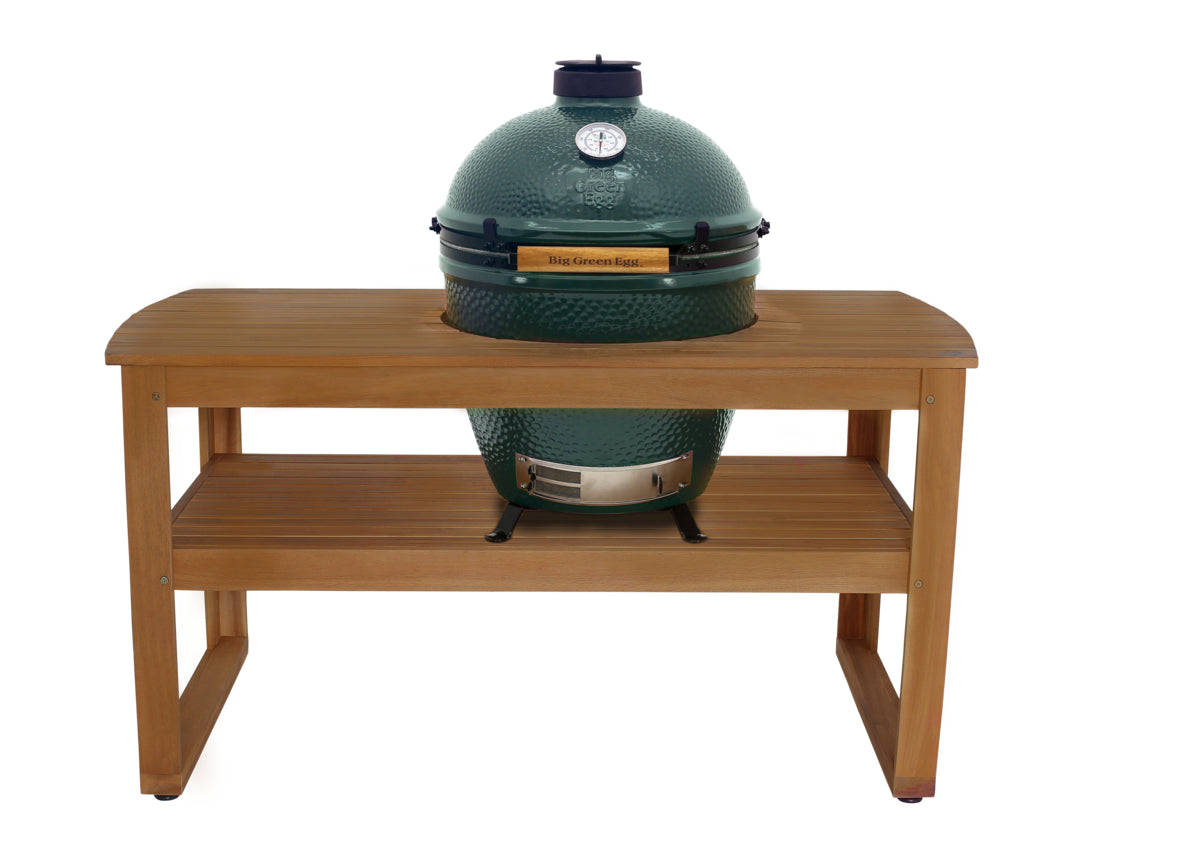 Tavolo in legno di eucalipto per Big Green Egg Large