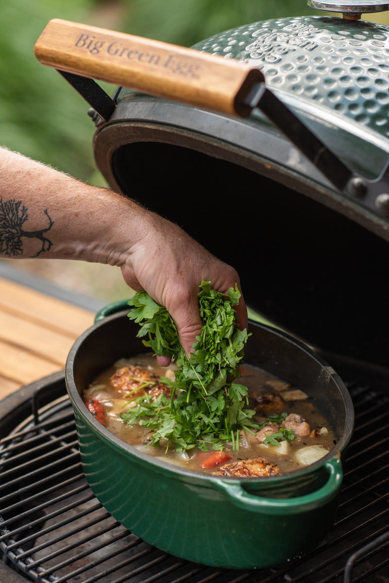 Dutch Oven verde ovale