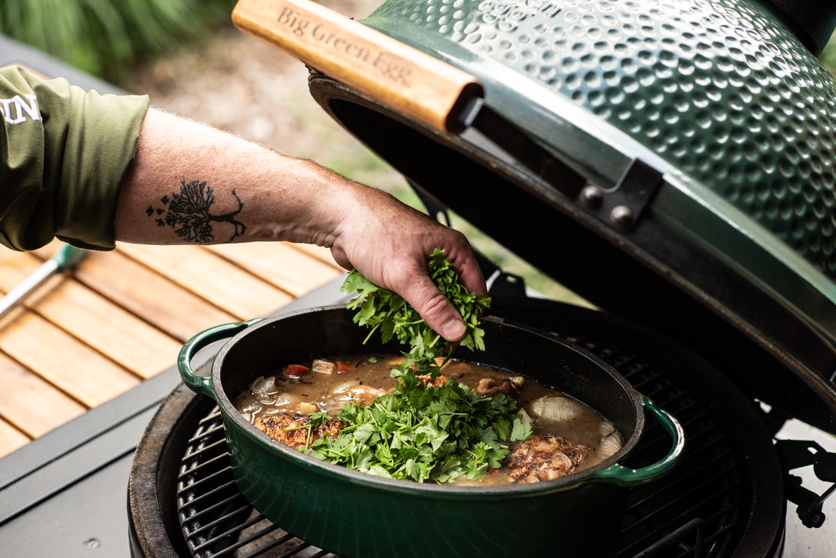 Dutch Oven verde ovale